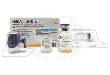 FEIBA 500 U IV INFUZYON ICIN LIYOFILIZE TOZ ICEREN FLAKON (20 ml)